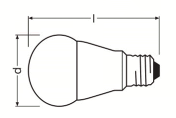 Osram 4058075439917 lampada LED classica a parathom dim cl a gl fr